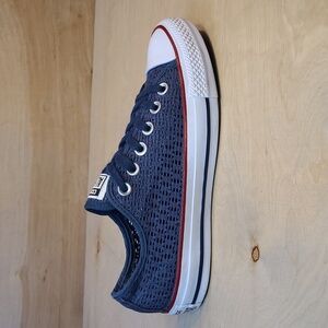 Converse All Star Blue Crochet Low Top Classic Shoes
